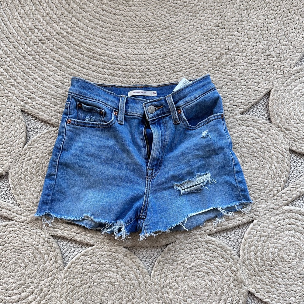 Levi’s High Rise Jean Shorts